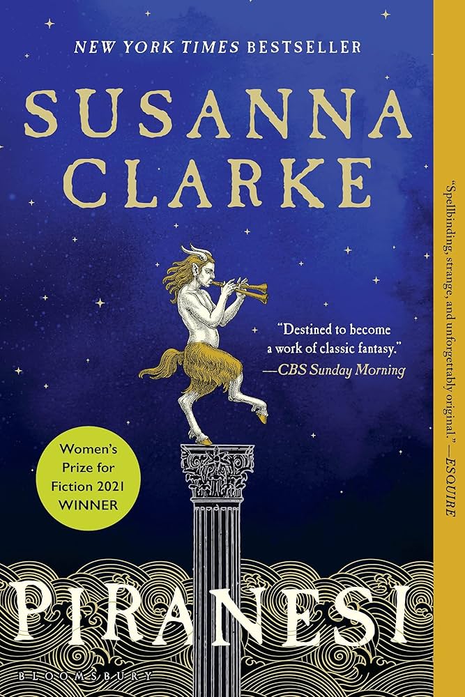 Piranesi by Susanna Clarke book cover